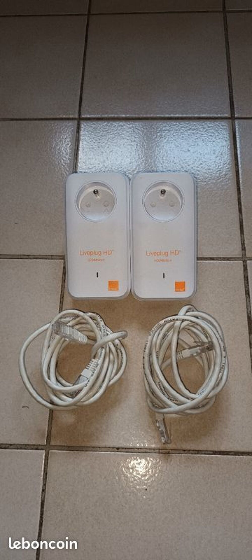 Lot de 2 Liveplug HD+ (500 Mbits/s) ORANGE + c&acirc;bles
Matériel informatique