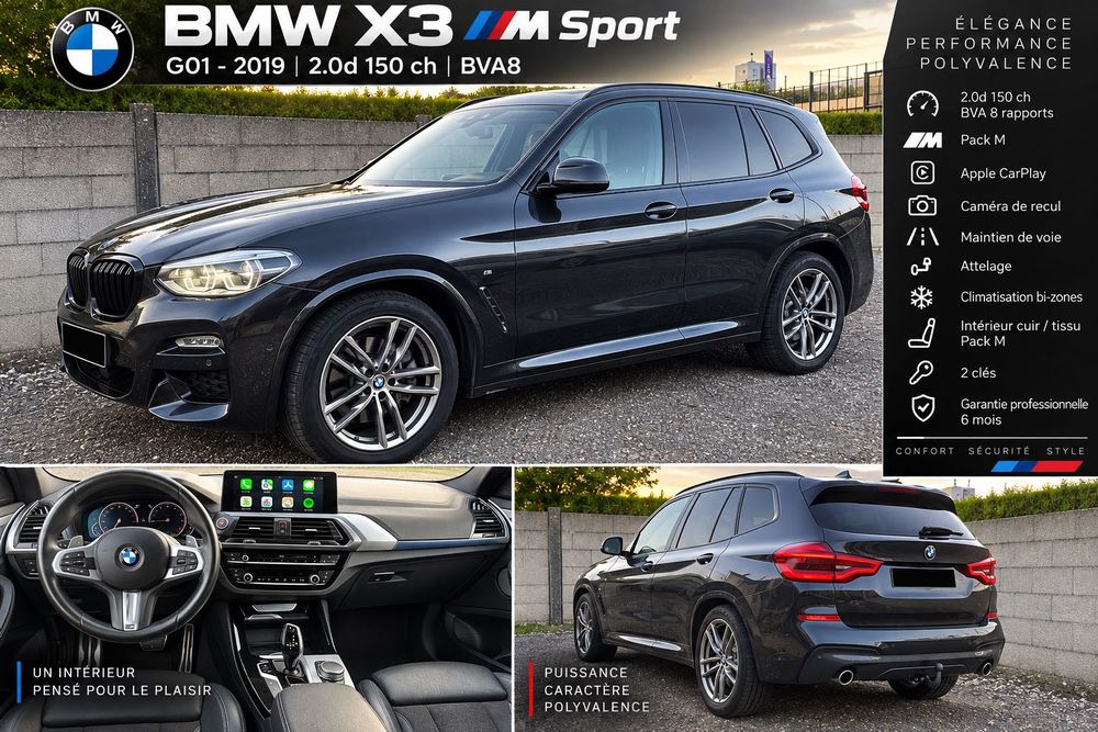 X3 2.0d 150ch Sport 2019 occasion 78610 Le Perray-en-Yvelines