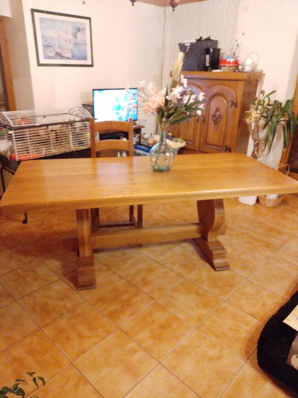 Superbe Salle &agrave; Manger bois massif Meubles