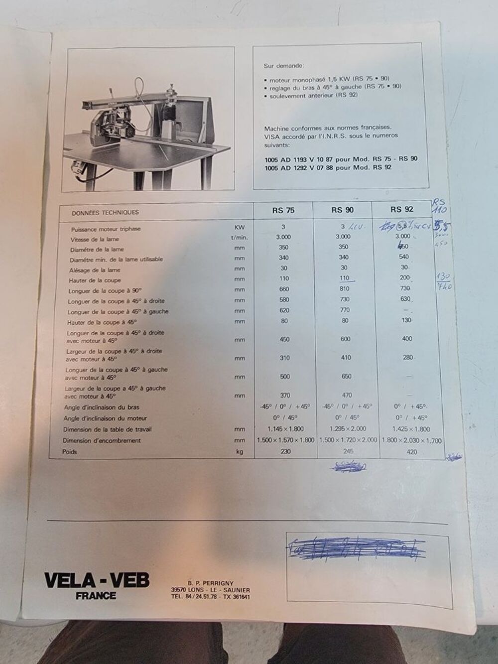 Scie radial Bricolage