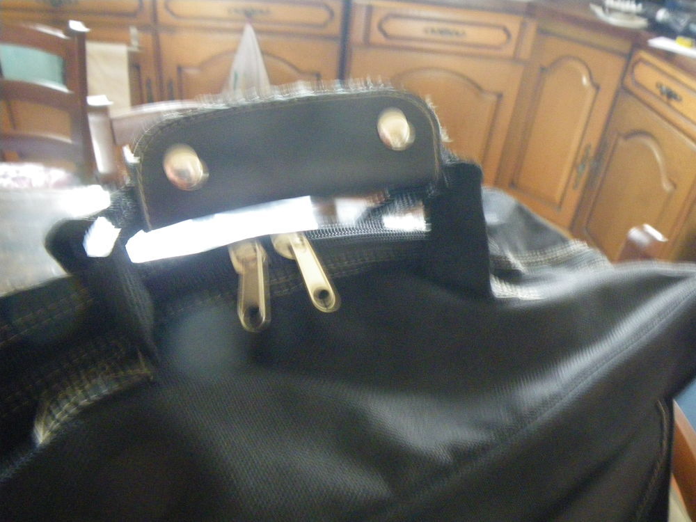 Grand Sac Noir de Voyage Laura Merosi Maroquinerie
