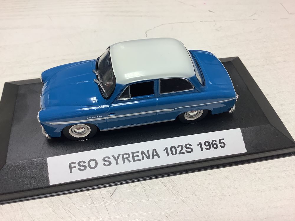 FSO SYRENA 102S 1965 1/43 voiture miniature 