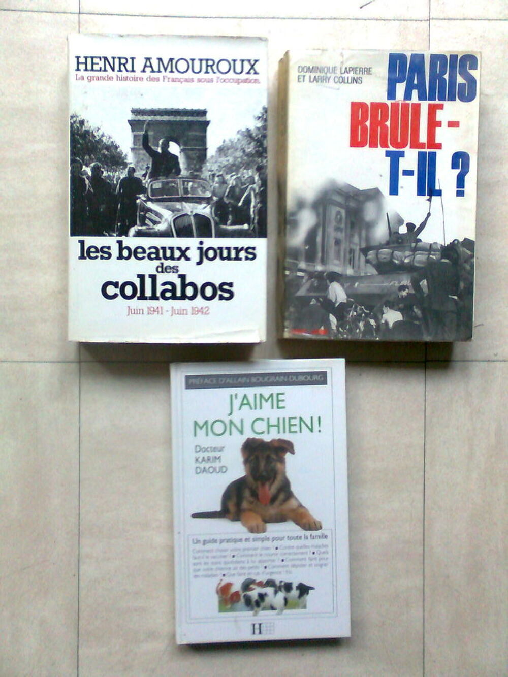 lot de livres &agrave; partir de 1935 - zoe Livres et BD
