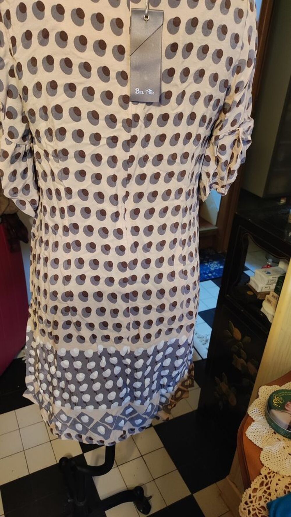 Robe d'&eacute;t&eacute; viscose Bel Air. Taille 36 Vêtements