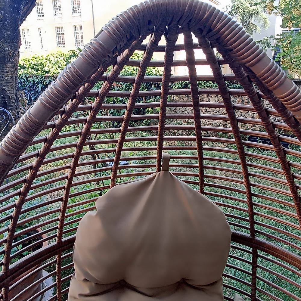 FAUTEUIL OEUF OSIER Meubles