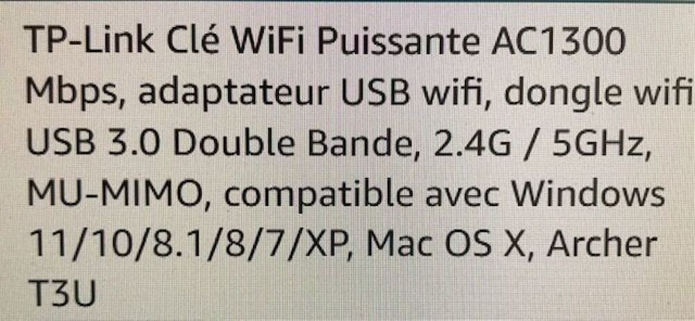 Cl&eacute; wifi TP-LINK puissante ac 1300 ksi neuve Matriel informatique