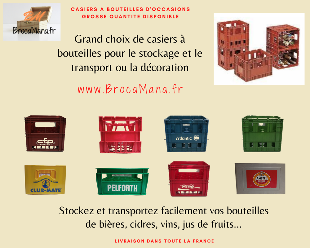 Casiers 24 bouteilles bi&egrave;res ou soda Cuisine