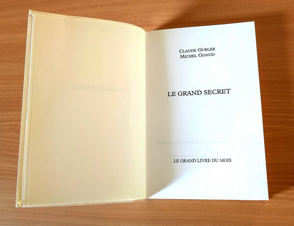 Le Grand Secret €" Mitterrand et la Maladie Livres et BD
