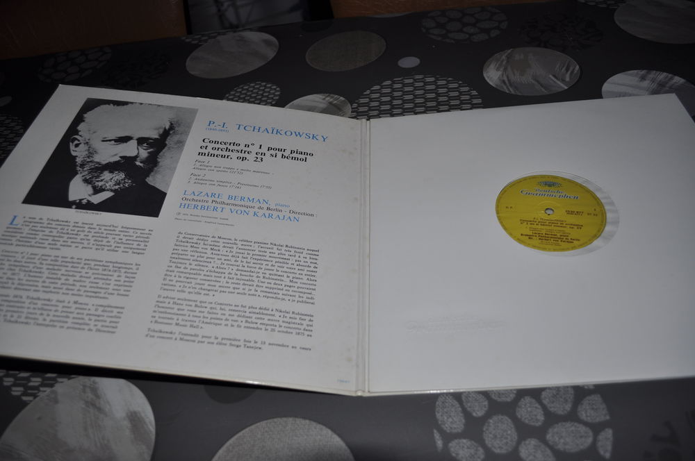 Disque vinyle 33 tours concerto Herbert Von Karajan, Berman CD et vinyles