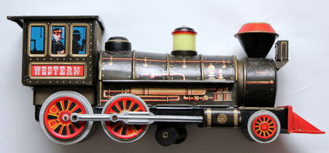 Train locomotive tle. MODERN TOYS TRADE MARK TOYS  Western. 70 Issy-les-Moulineaux (92)