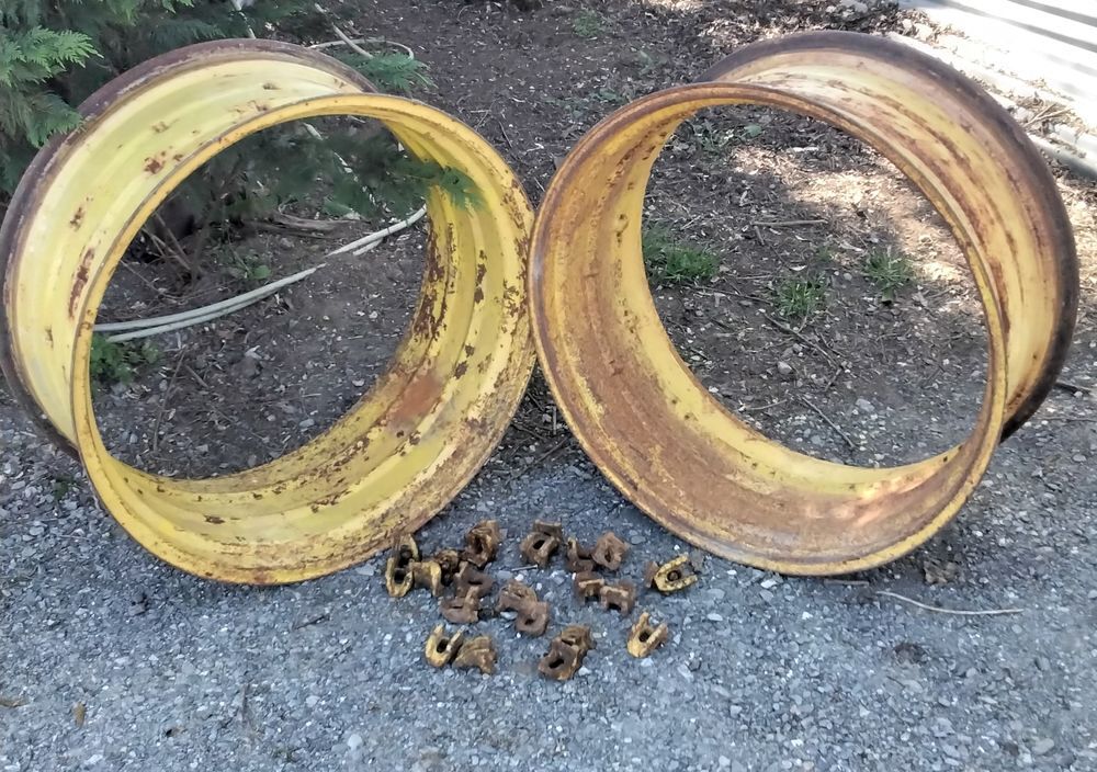Jantes 16 x 9 x 34 de tracteur John Deere 3020 Bricolage