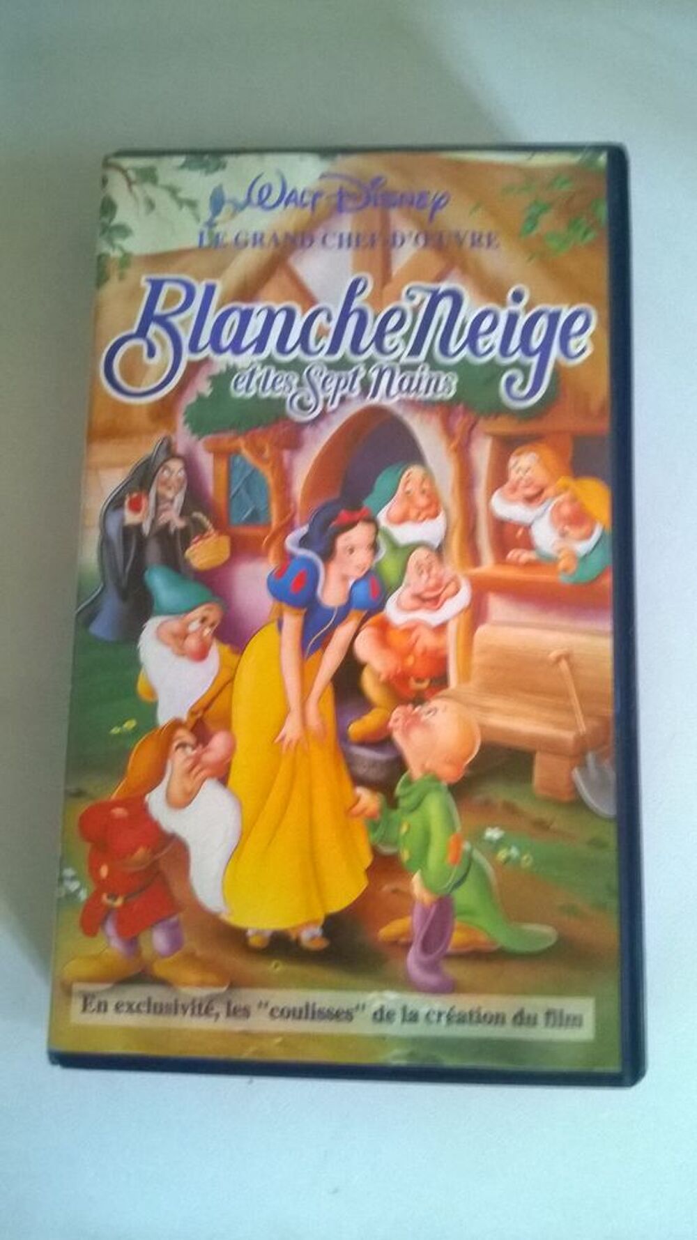 VHS Blanche neige et les sept nains DVD et blu-ray