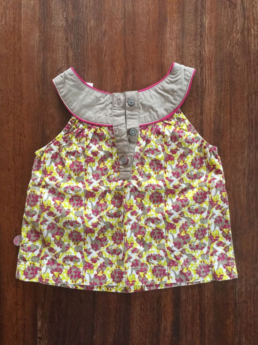 Robe enfant fille " Obaibi " kaki V�tements enfants