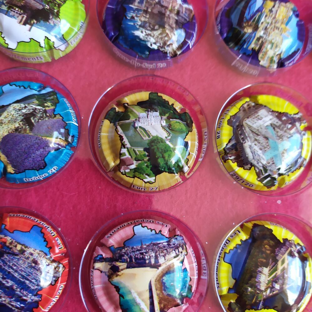 capsule serie complete de 120 departements francais 
