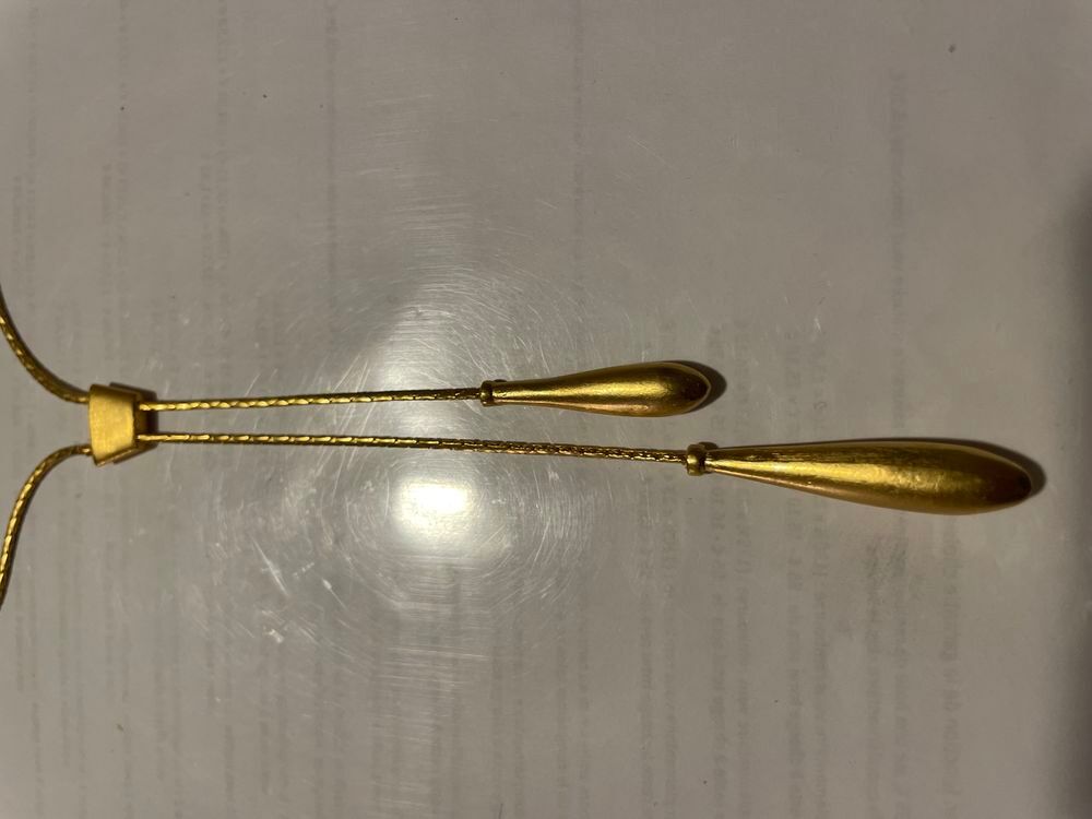 Collier dor&eacute; gouttes sur chaine ANTIGONA Bijoux et montres