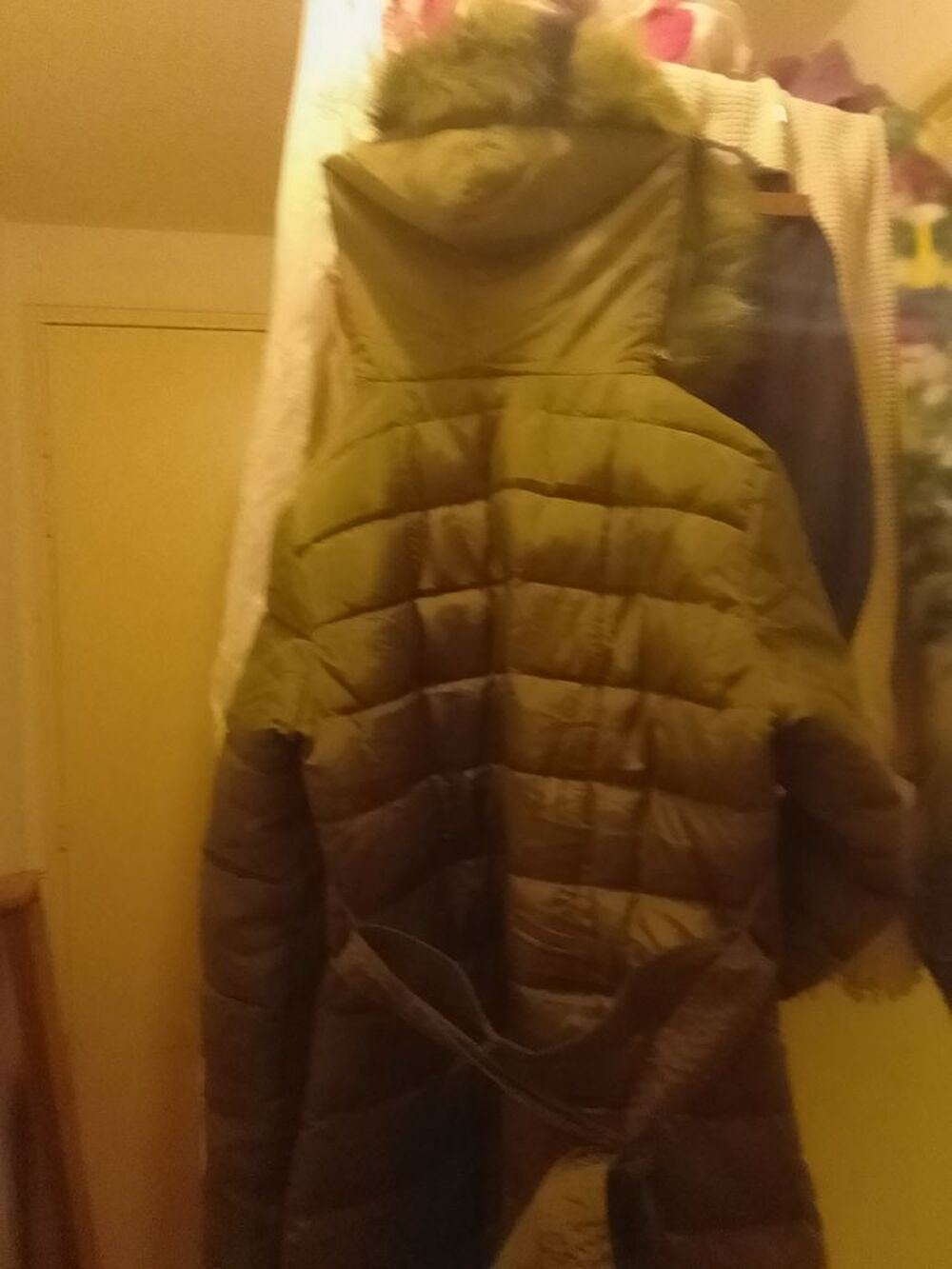 Doudoune femme kaki Vêtements