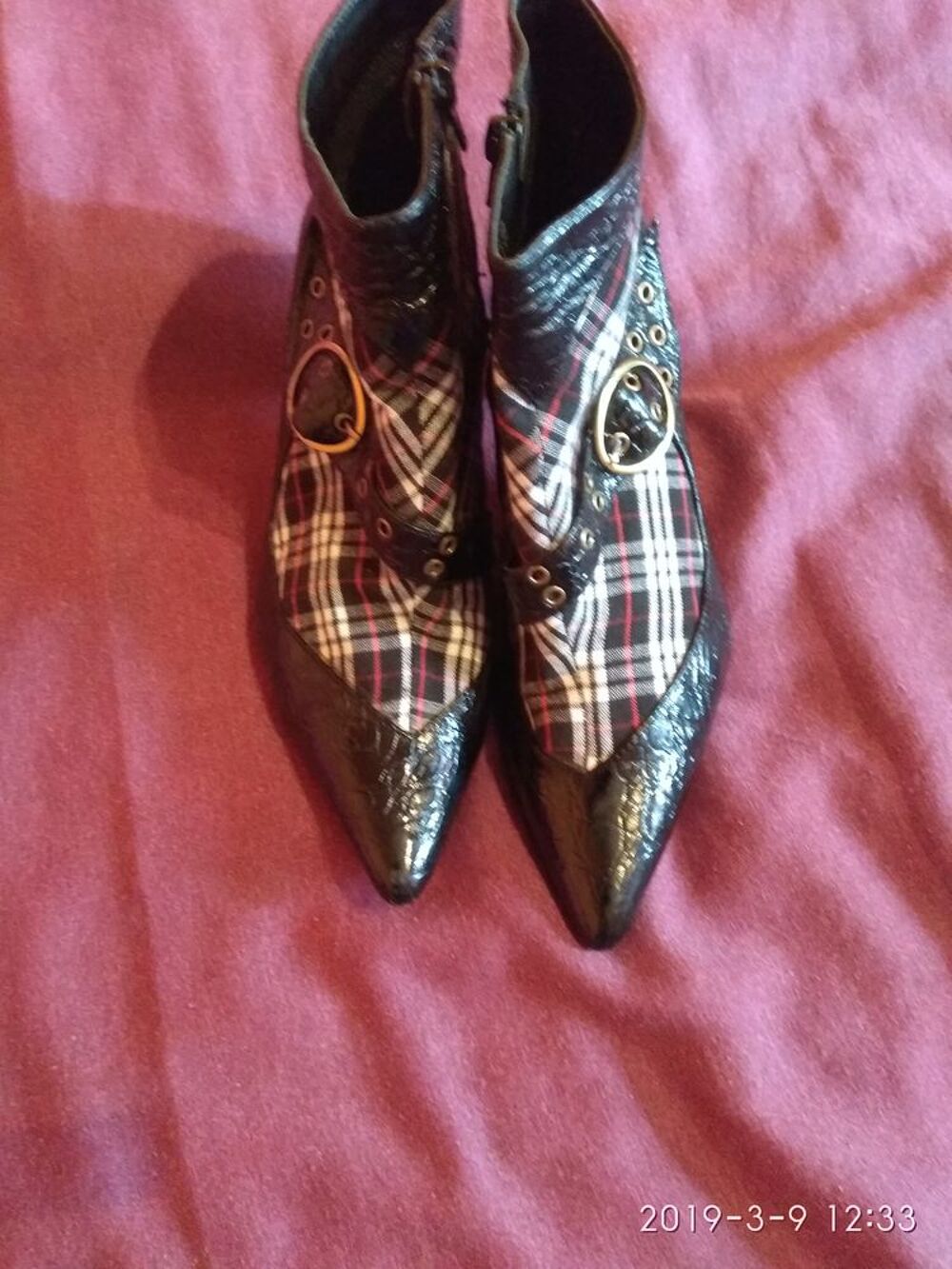 Bottines style &eacute;cossais Chaussures