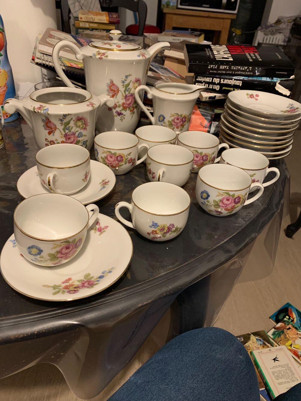 Service &agrave; caf&eacute; porcelaine Décoration