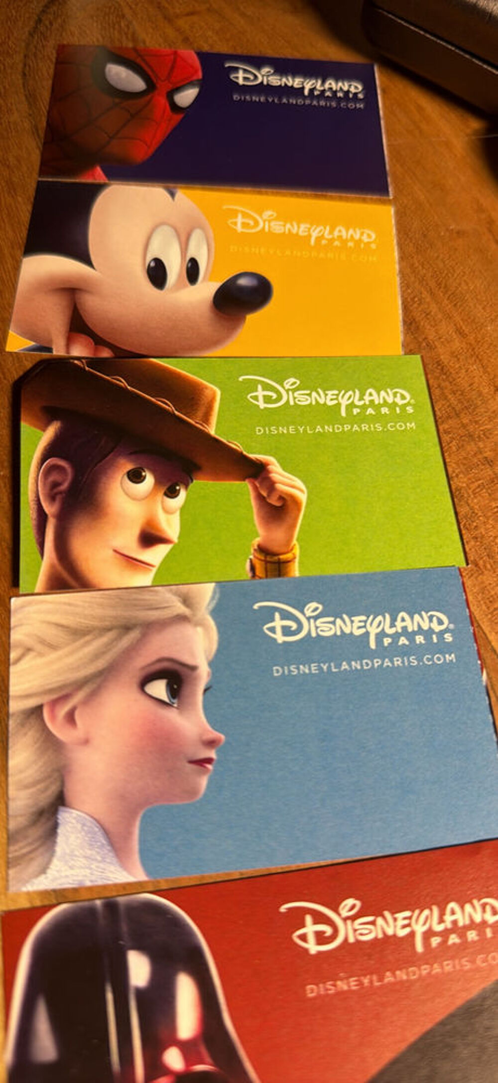 5 places Disney 2 parcs Billetterie