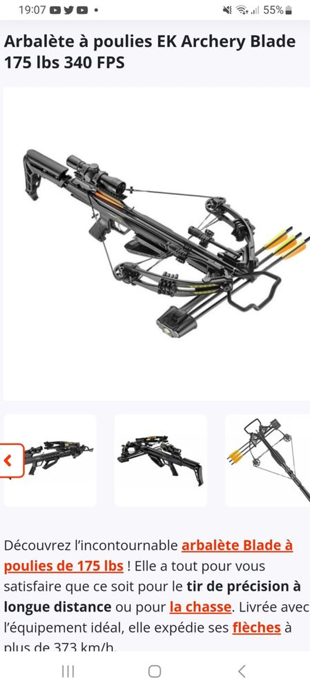 Arbal&egrave;te neuf Sports
