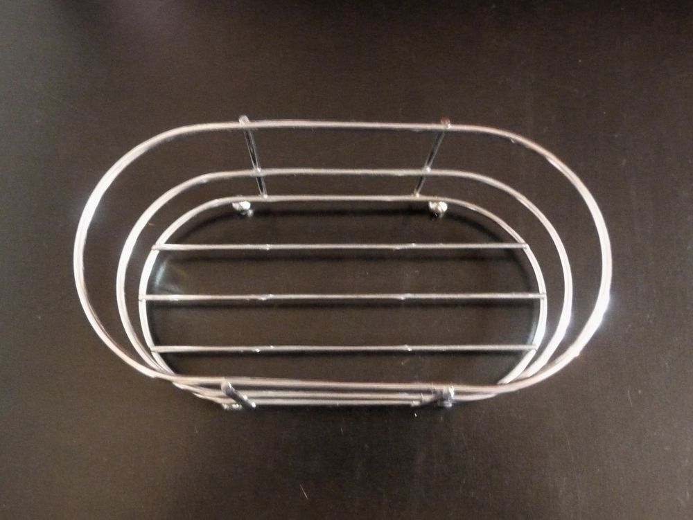 Rangement/ Ustensile de Cuisine Oval en M&eacute;tal Argent&eacute;- Neuf Electroménager