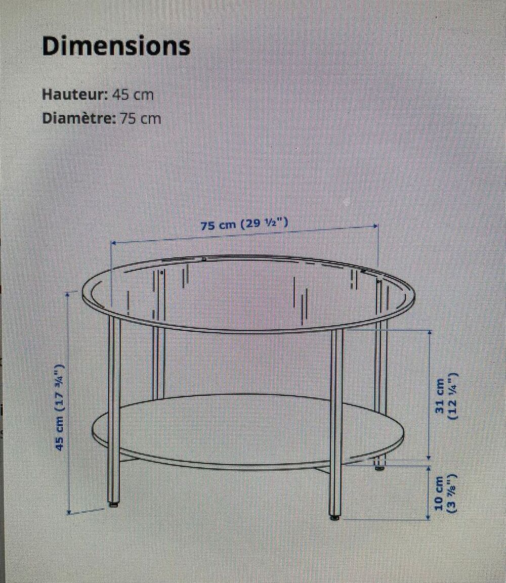 Table basse ronde Meubles