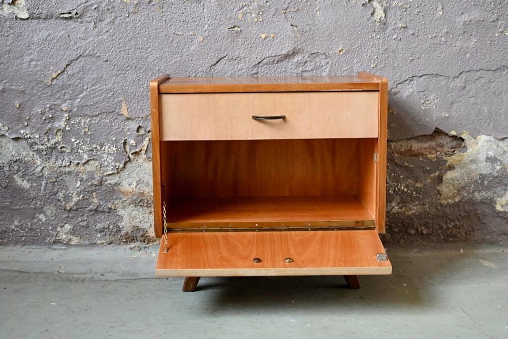 Table de nuit chevet vintage scandinave Meubles