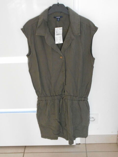 Combi-short kaki Taille 35/XS KIABI neuve 9 Retiers (35)