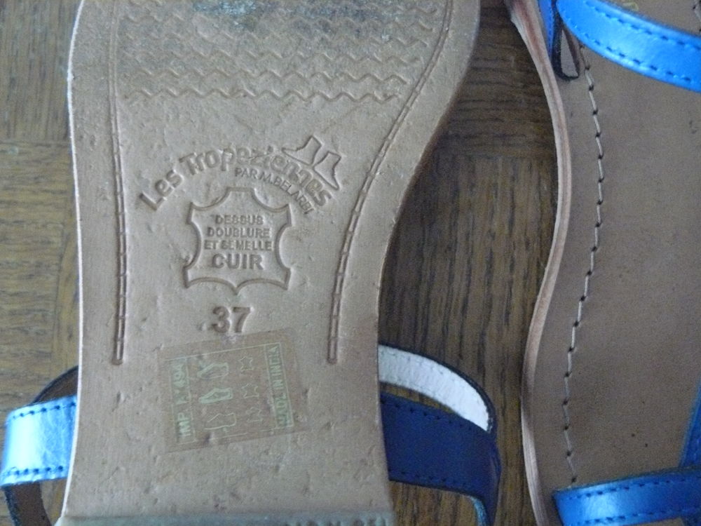 2 paires nu pieds "bibi" Chaussures