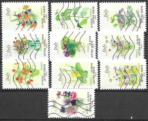 lot de 10 timbres adhesifs de 2024 Maubeuge (59)