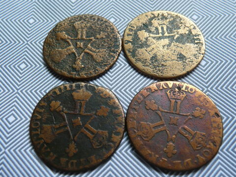 Lot de 4 pièces Six derniers dit Dardenne Louis XIV 1711 55 Bordeaux (33)