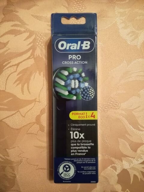 Oral-B Pro Cross Action Noire Brossettes Pour Brosse � Dents 22 Barentin (76)