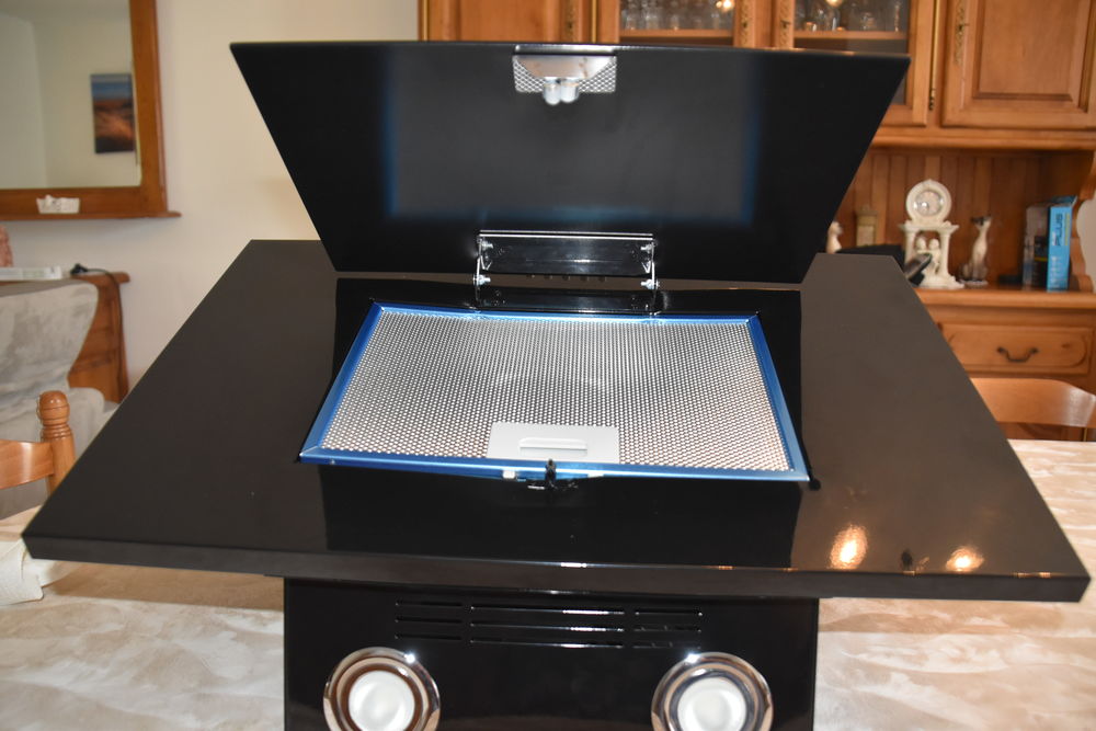 Hotte aspirante type FIERA 60/90 cm noire Electroménager