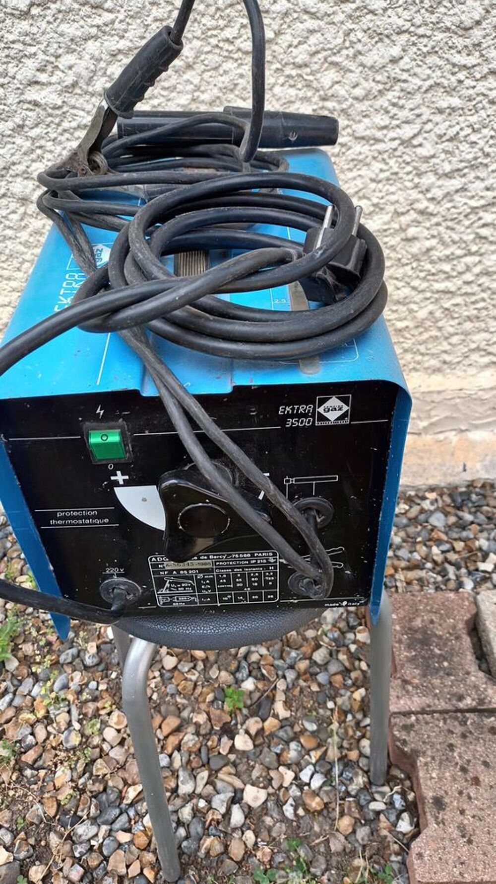 Poste de soudure a l arc Bricolage