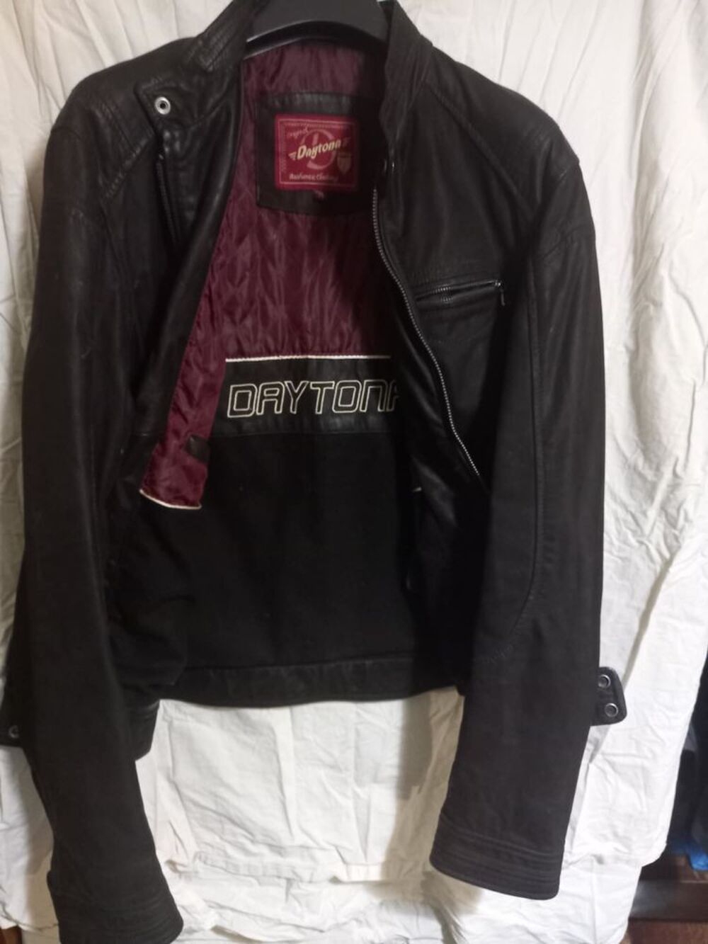 BLOUSON DAYTONA CUIR VINTAGE Vêtements