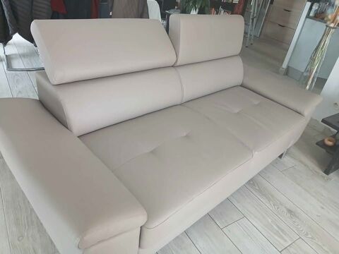 Canap couleur gris beige rglable tte 350 Ste (34)