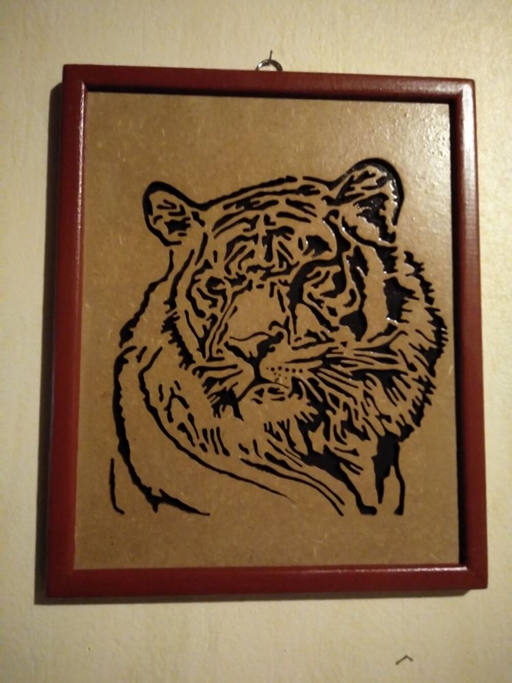 Portraits en bois chantourn&eacute; Décoration