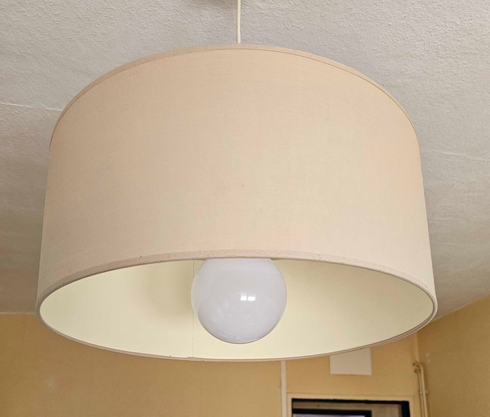 lampe suspension cr&egrave;me Décoration