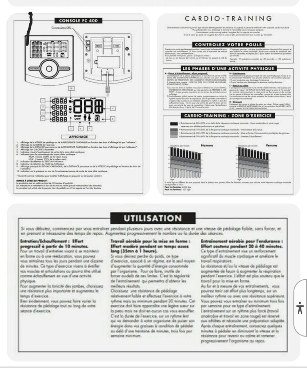 Domyos fc 400 notice top