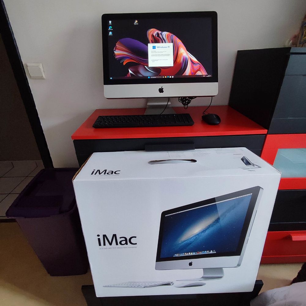 Pc iMac 21,5 pouces Windows MacOS i5 SSD 12Go Ram Matériel informatique