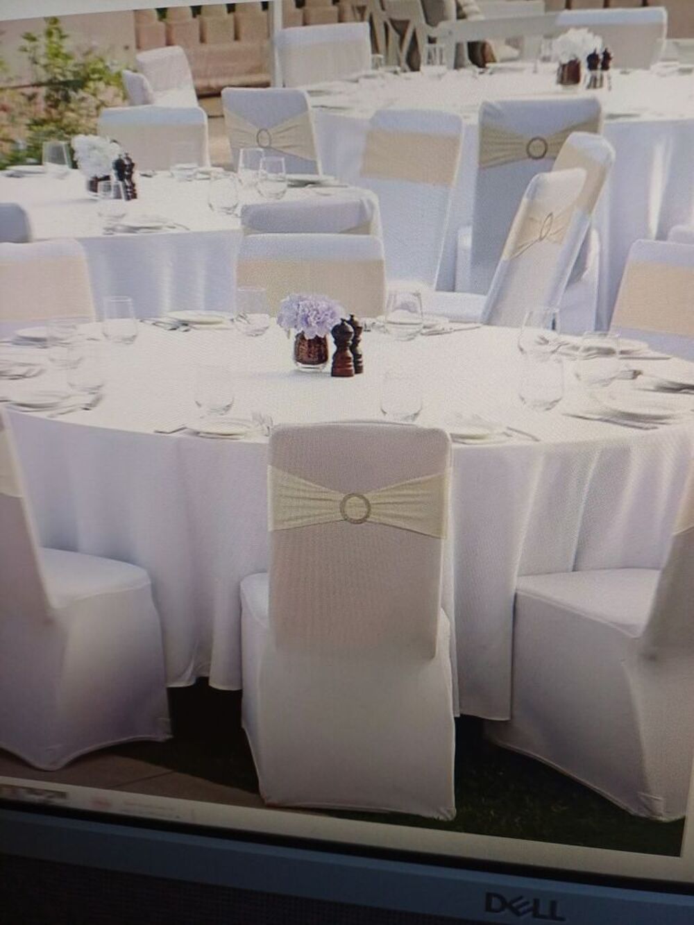 12 nappes blanches haut de gamme grandes dimensions Décoration