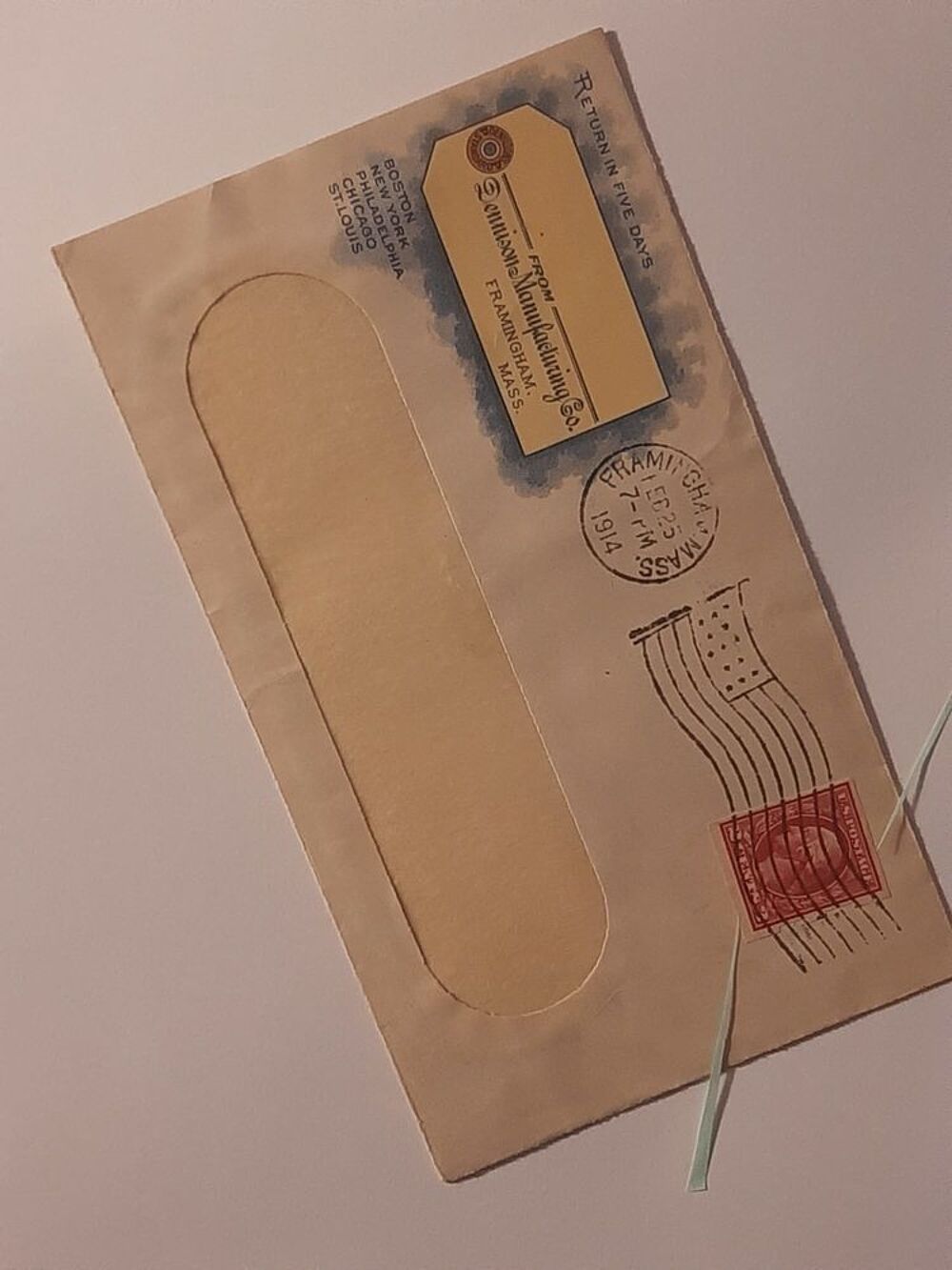 Tembres enveloppe encen Top tr&egrave;s rare. 