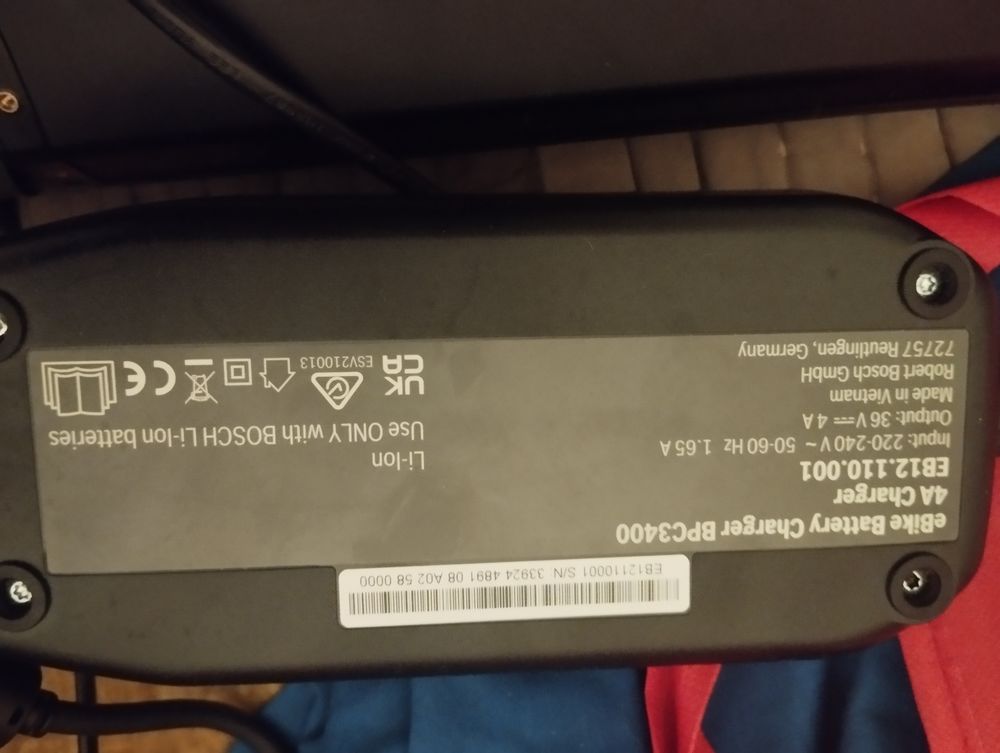 Batterie de v&eacute;lo &eacute;lectrique Bosh + chargeur Vlos