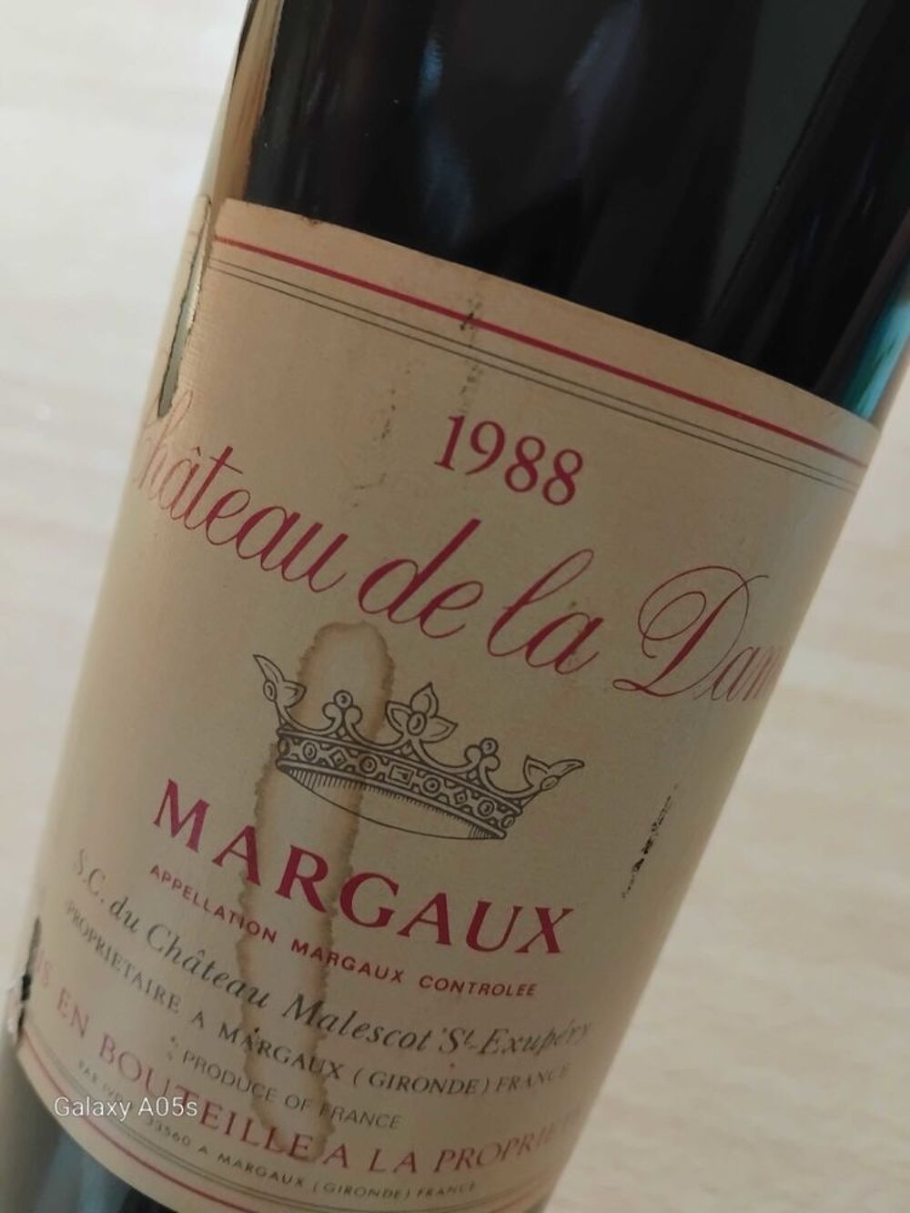 chateau de la dame 1988 - Margaux-75cl 