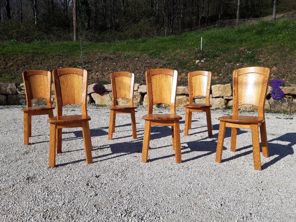 6 Chaise vintage _ Chaise bois _ Chaise en pin Meubles