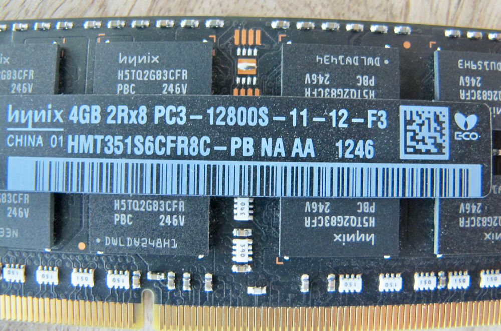 Barrettes m&eacute;moire 4GB Matériel informatique
