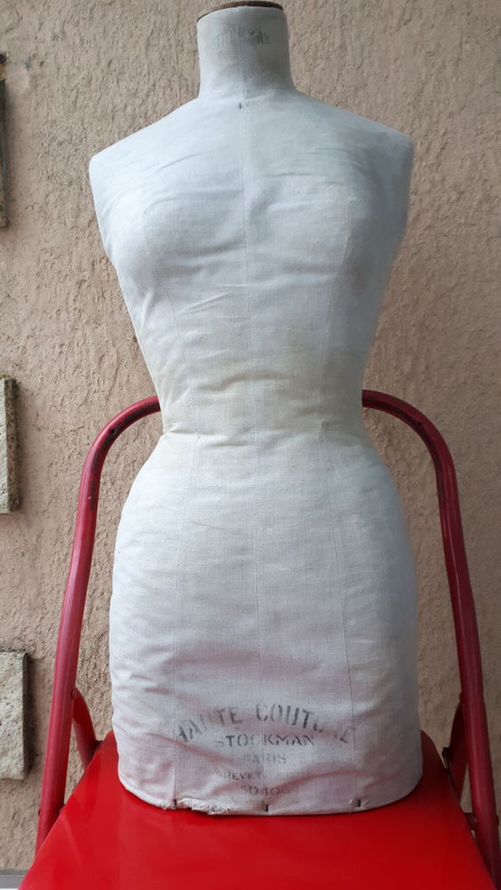Mannequin ou buste de couture STOCKMAN PARIS ancien 