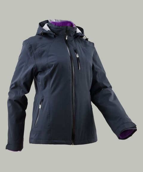 VESTES A MEMBRANE 5000 ANTHRACITE DOUBLURE POLAIRE VIOLETTE 30 Morieux (22)