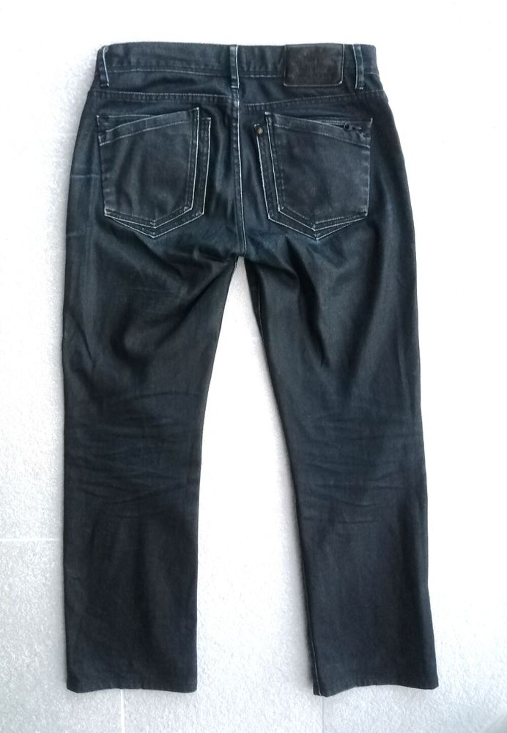 Jean's enduit noir C&eacute;lio, taille M Vêtements