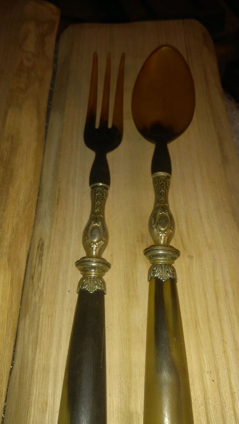 Cuill&egrave;re et fourchette anciennes 
